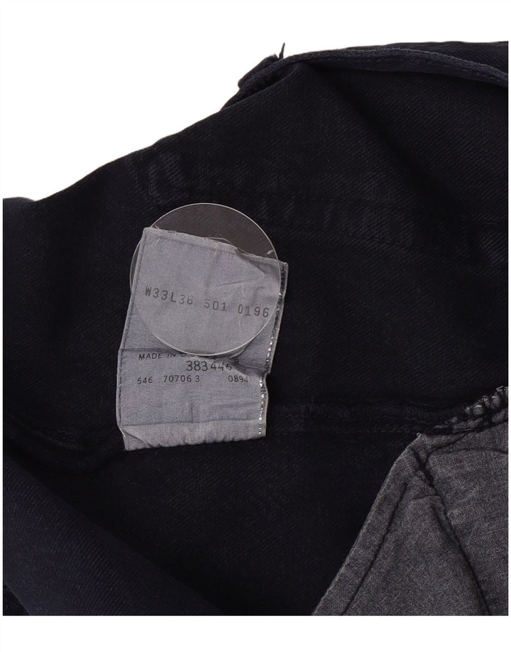 Levi's Uomo 501 Jeans dritti W33 L30 Cotone blu navy