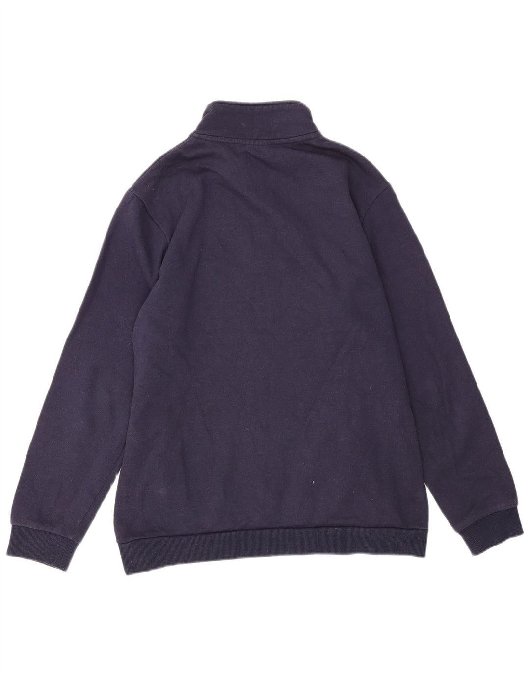 Felpa Fila da uomo con grafica con zip e collo, maglione, colore blu navy medio