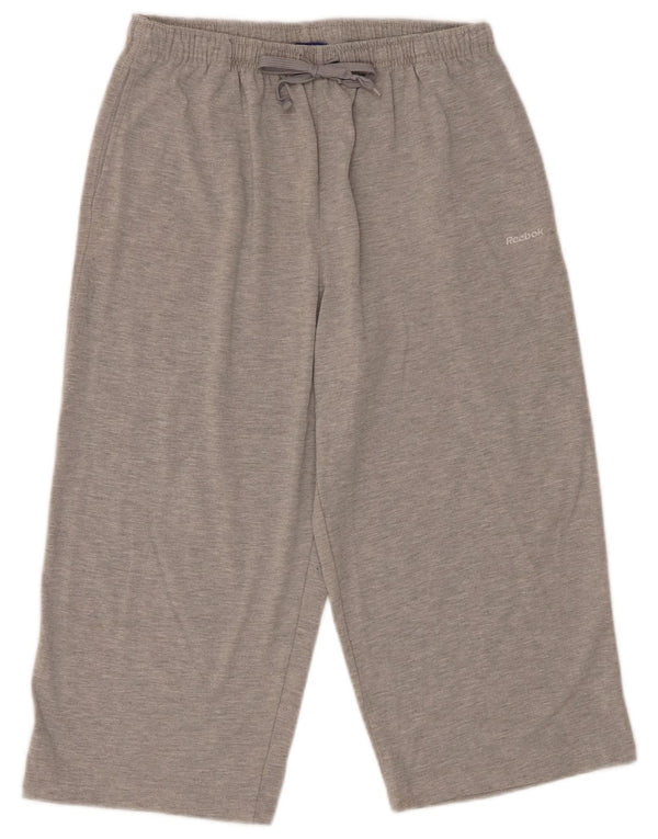 Pantaloni da tuta Reebok Capri da donna UK 14 Large Grigi
