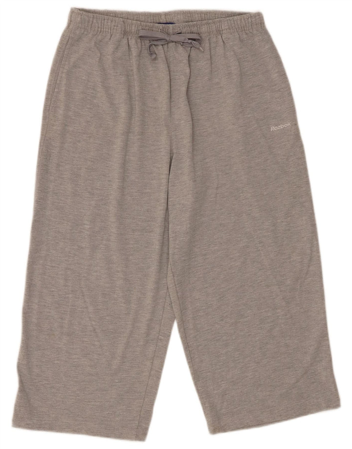 Pantaloni da tuta Reebok Capri da donna UK 14 Large Grigi