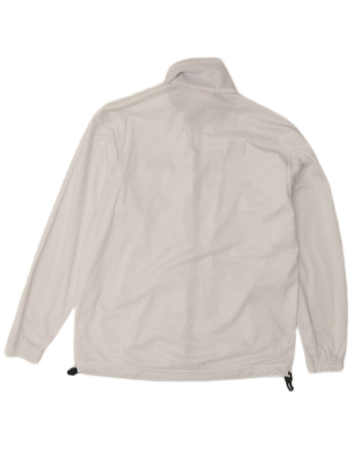 Giacca da ginnastica ASICS da uomo, vestibilità ampia, XS, poliestere bianco