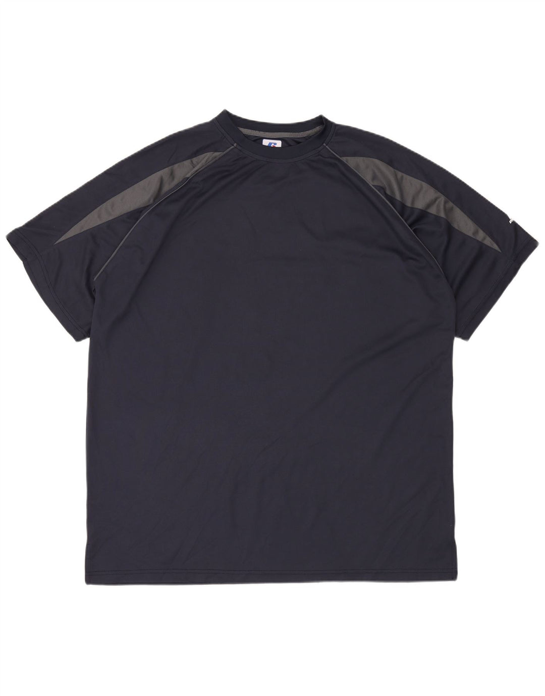 RUSSELL ATHLETIC T-shirt alta da uomo 2XL Poliestere color block blu navy