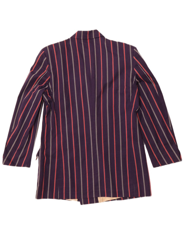 Giacca blazer da uomo Henry Cottons IT 44 XS Cotone a righe blu navy