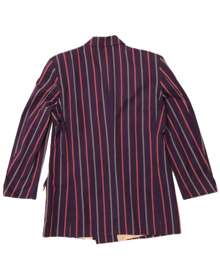 Giacca blazer da uomo Henry Cottons IT 44 XS Cotone a righe blu navy