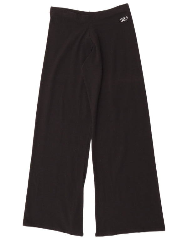 Pantaloni da tuta Reebok da donna a gamba larga Joggers UK 14 Large Black Cotton