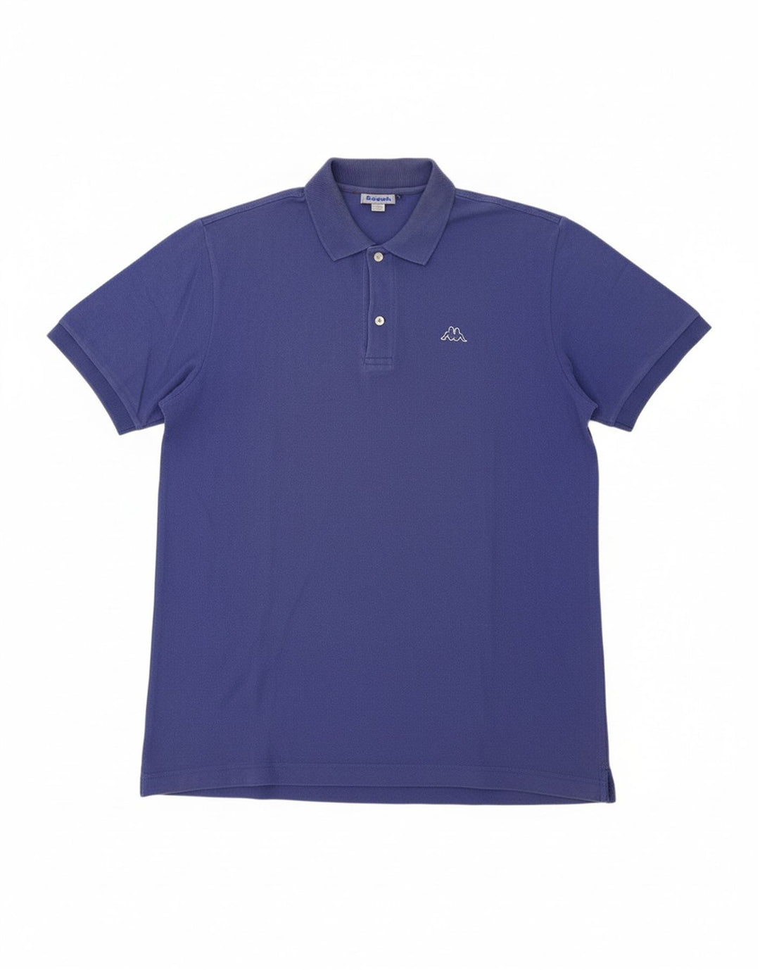 KAPPA Mens Polo Shirt Medium Blue Cotton
