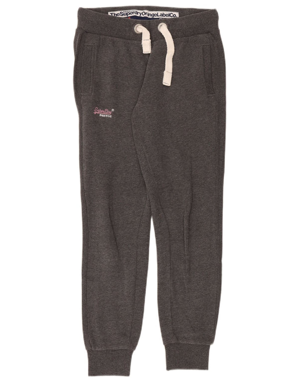 Pantaloni da tuta da donna slim fit Superdry Joggers UK 14 Grigio medio