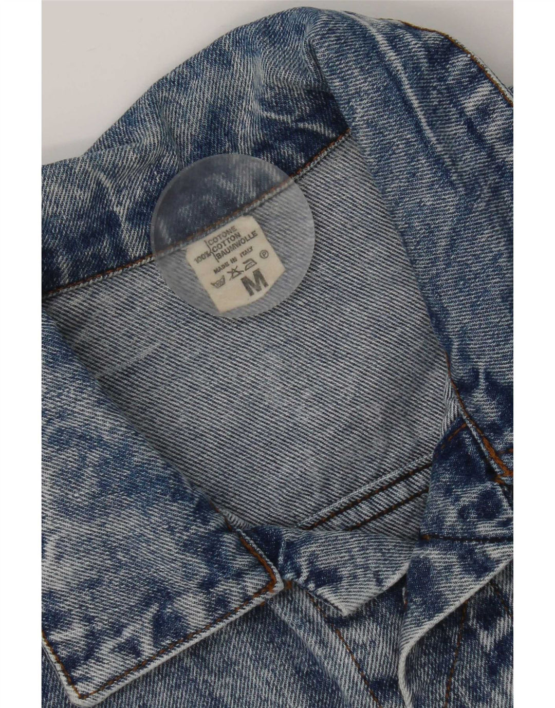Giacca di jeans da uomo Wild UK 38 Cotone blu medio