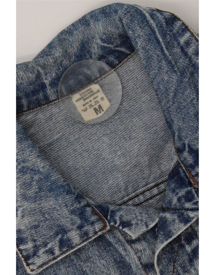 Giacca di jeans da uomo Wild UK 38 Cotone blu medio