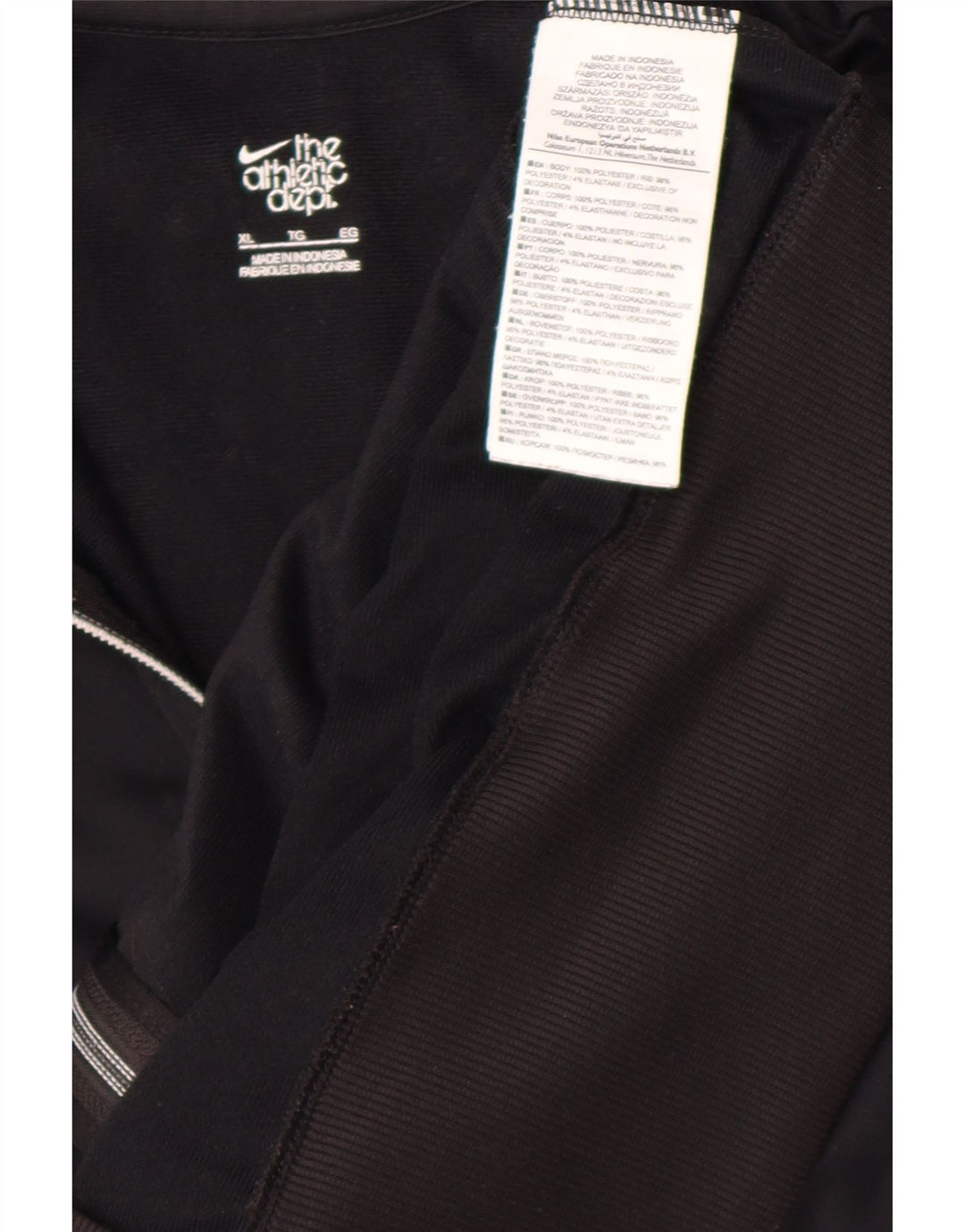 Giacca da tuta da donna Nike UK 18 XL poliestere nero