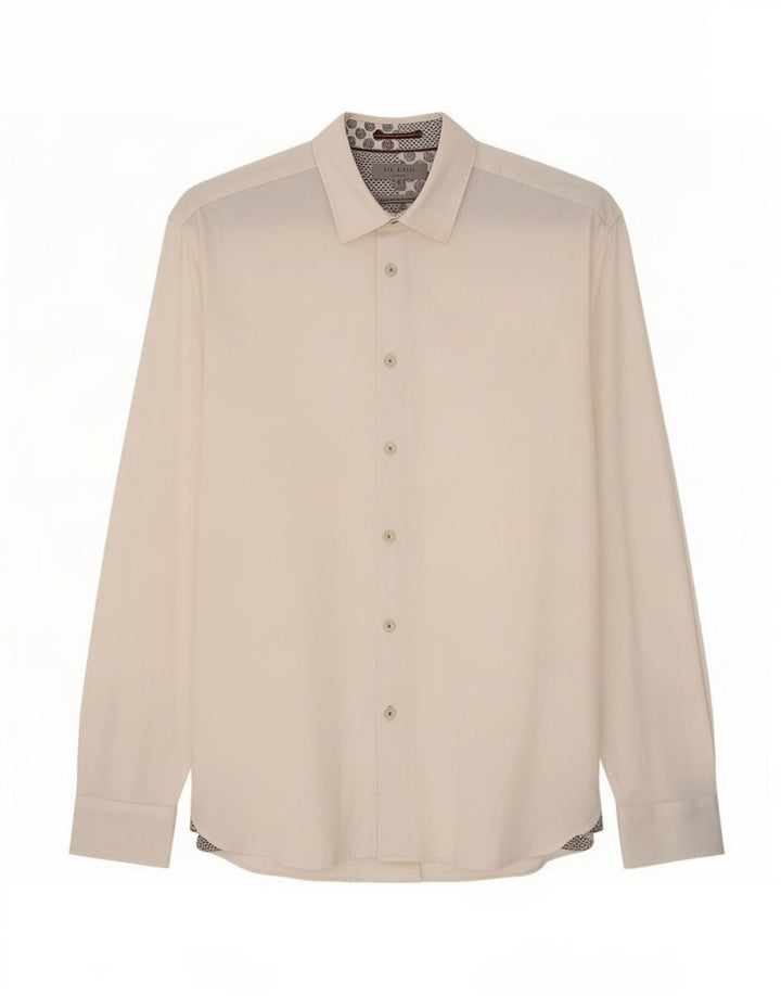 Camicia da uomo Ted Baker taglia 5 XL cotone bianco