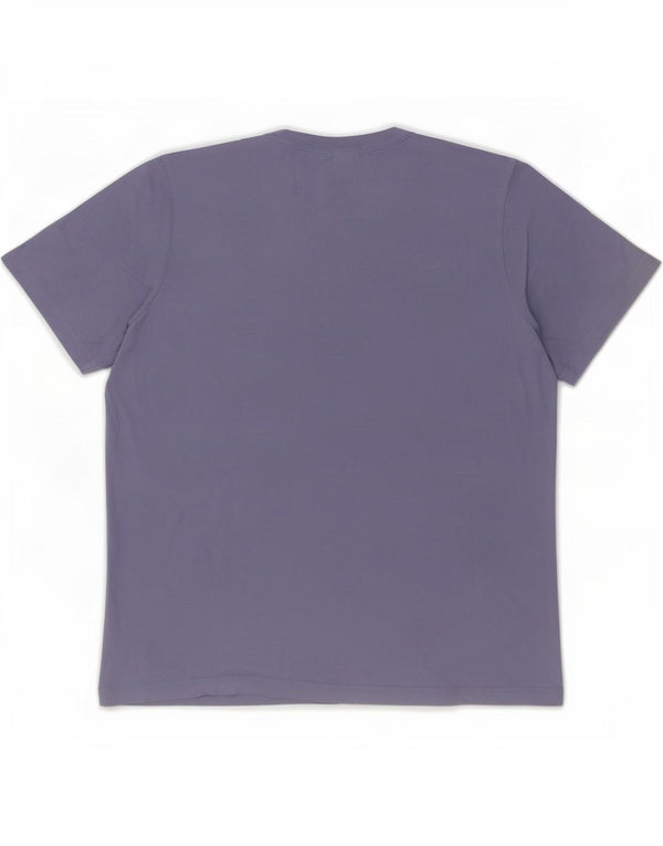 Maglietta Adidas da uomo Top Large in cotone blu
