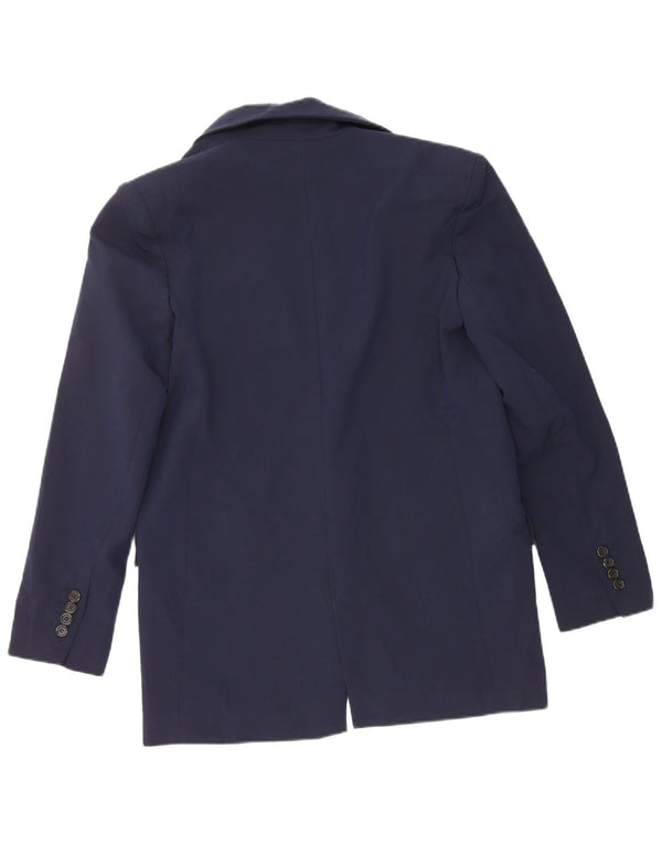 Giacca blazer da donna con vestibilità ampia e lunga di Zara UK 6 XS blu navy