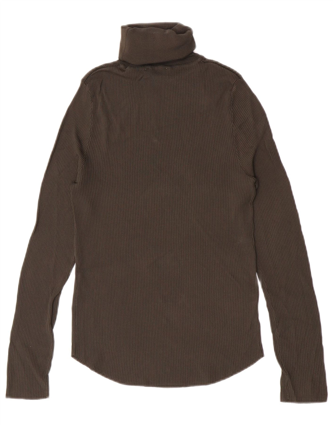Maglione maglione collo alto da donna Zara UK 12 Viscosa grigio medio