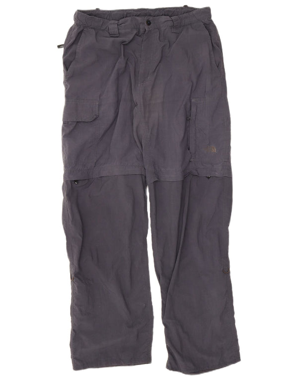 Pantaloni cargo dritti da uomo The North Face Large W34 L30 nylon blu navy