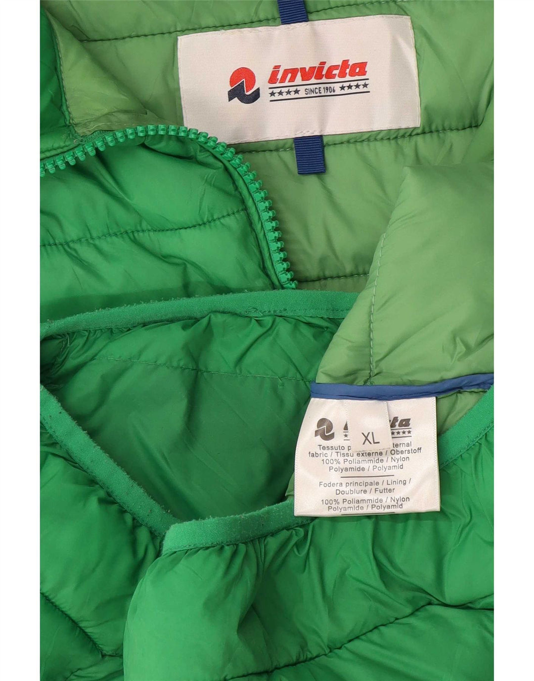 Gilet imbottito da uomo Invicta UK 42 XL verde poliammide