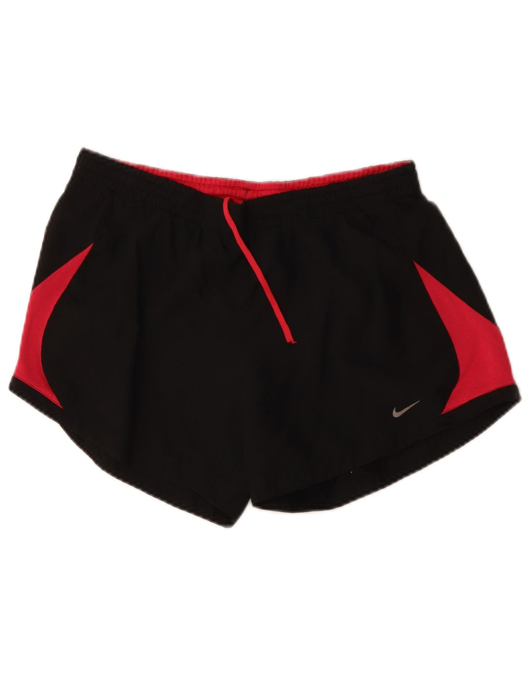 Pantaloncini sportivi da donna NIKE UK 14 poliestere color block medio nero
