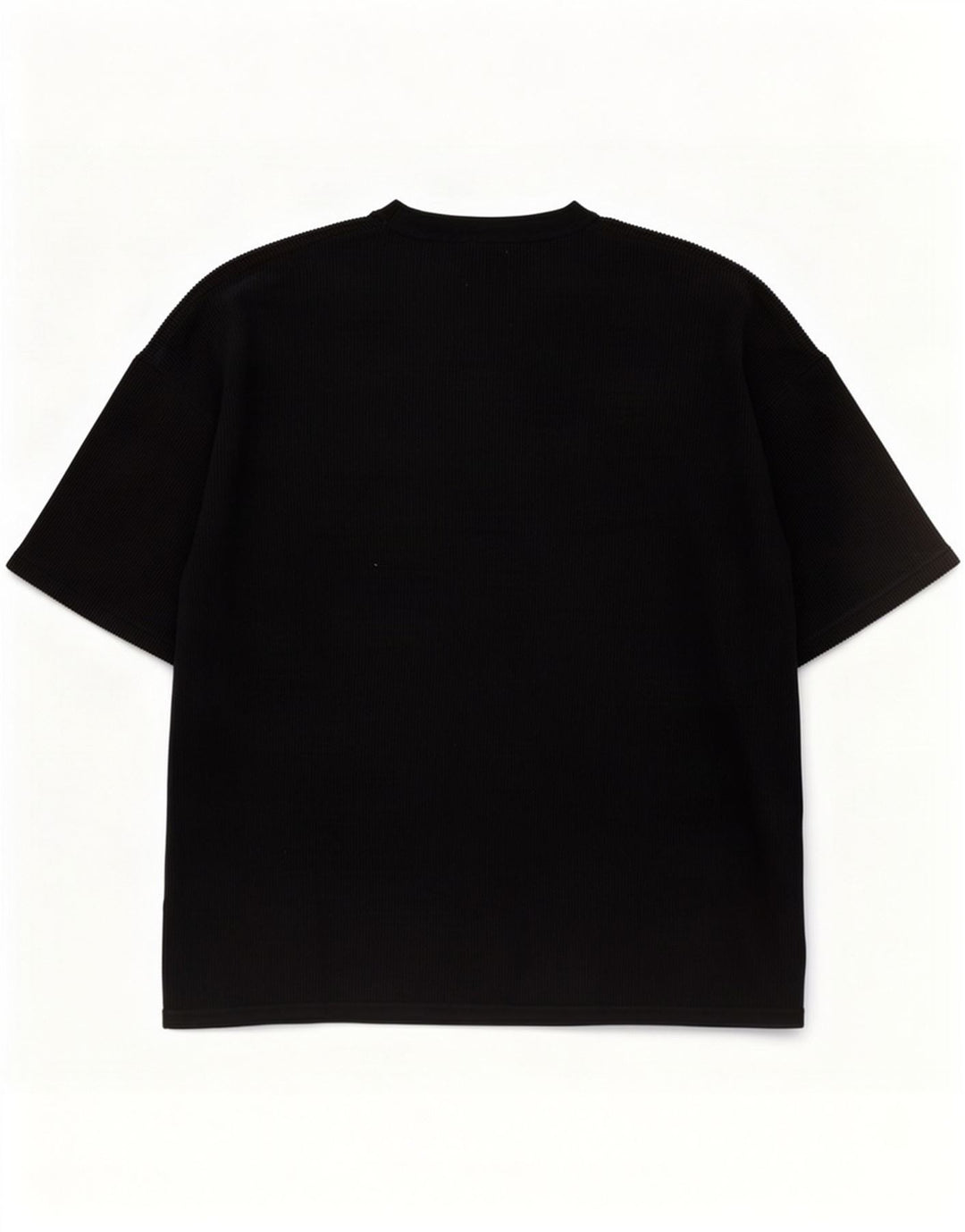 T-shirt Zara da uomo Top grande in cotone nero
