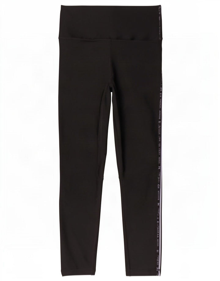 Leggings grafici da donna Under Armour Heat Gear UK 10 piccoli poliestere nero
