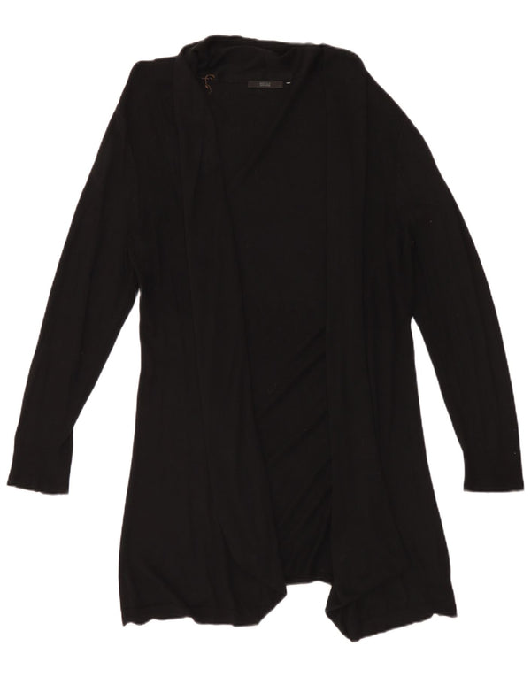 Maglione cardigan aperto lungo da donna Marks & Spencer UK 20 2XL Nero