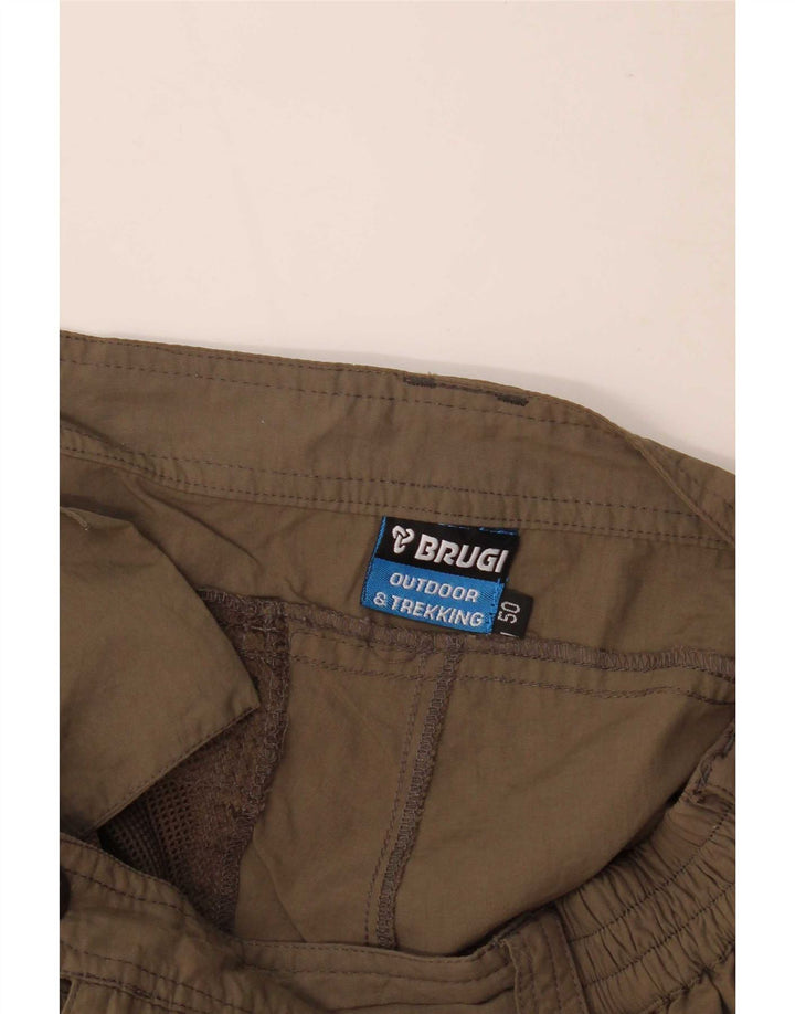 Pantaloncini cargo da uomo Brugi IT 50 Large W32 Khaki