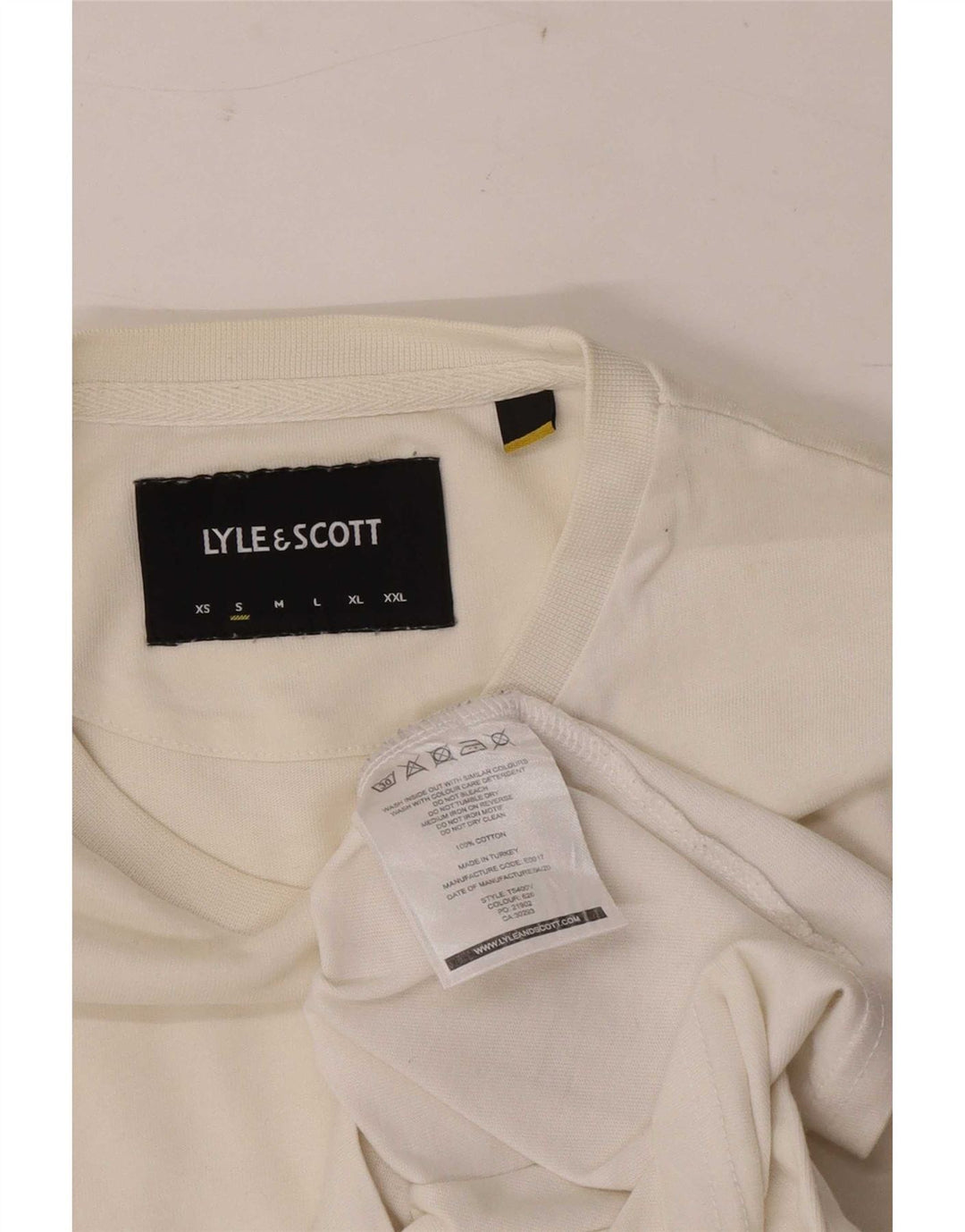 T-shirt da uomo Lyle & Scott Top piccola in cotone bianco