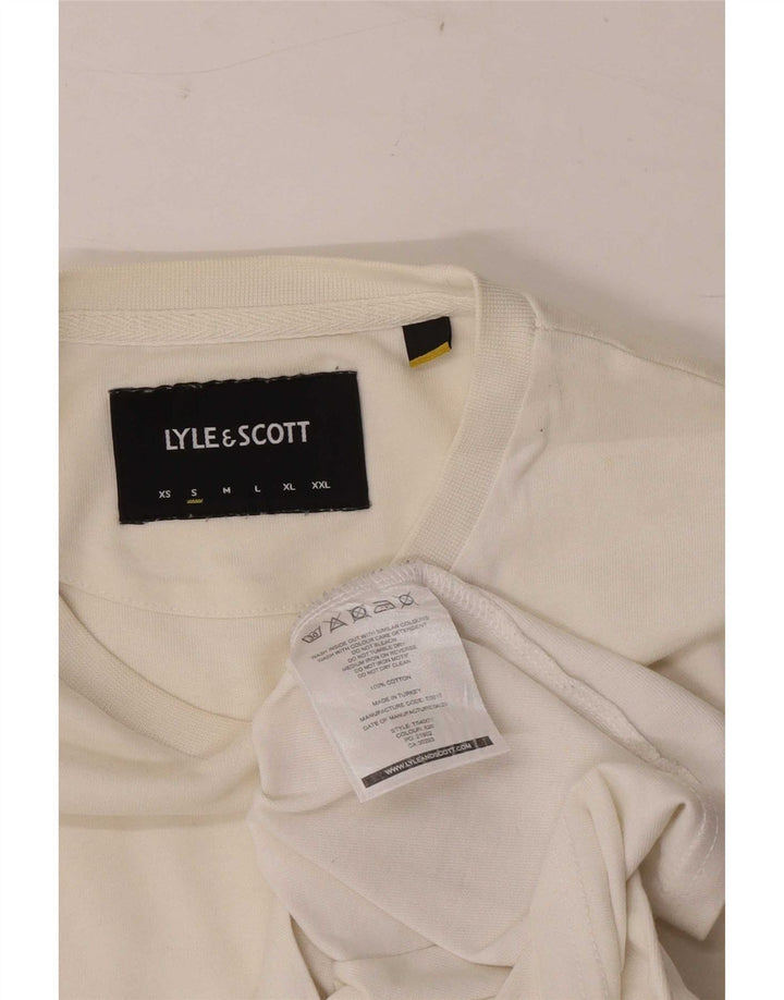 T-shirt da uomo Lyle & Scott Top piccola in cotone bianco