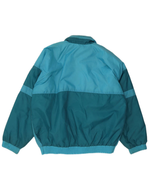 Giacca da tuta da uomo Nike, giacca grande, in nylon color block blu
