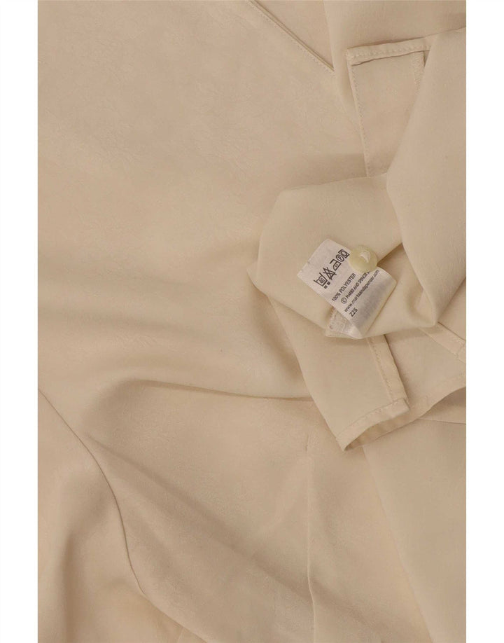 Camicetta a maniche corte da donna Marks & Spencer UK 16 Large Beige
