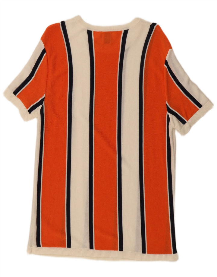 Abito basic da donna Zara UK 18 XL viscosa a righe bianche