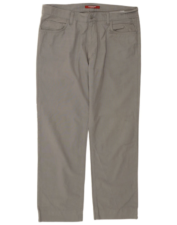 Pantaloni casual dritti da uomo Carrera IT 54 2XL W38 L29 Cotone grigio
