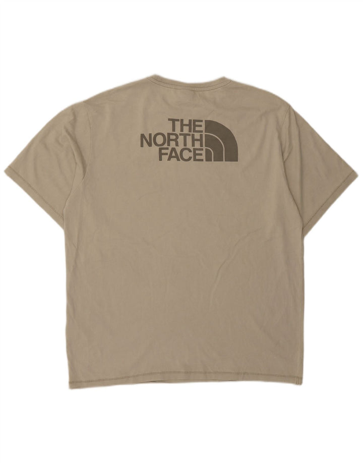 T-shirt grafica da uomo The North Face Top in cotone beige medio