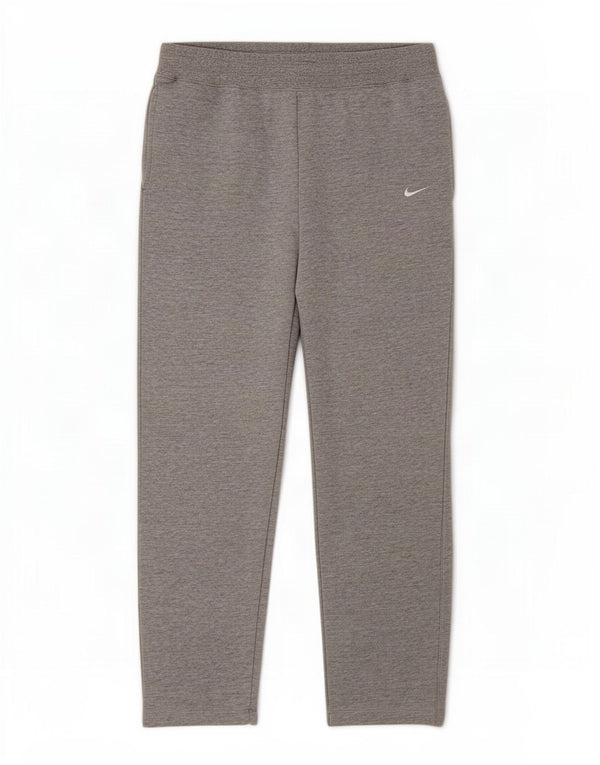Pantaloni della tuta da bambina Nike 12-13 anni Large in cotone mélange grigio