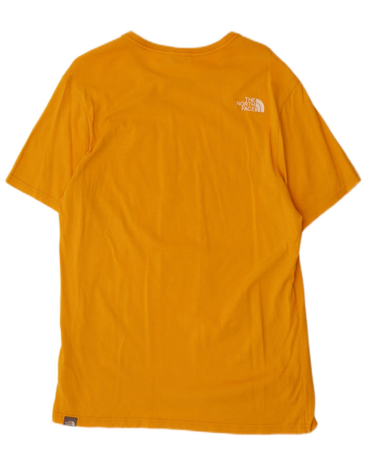 T-shirt grafica da uomo The North Face Top in cotone giallo medio