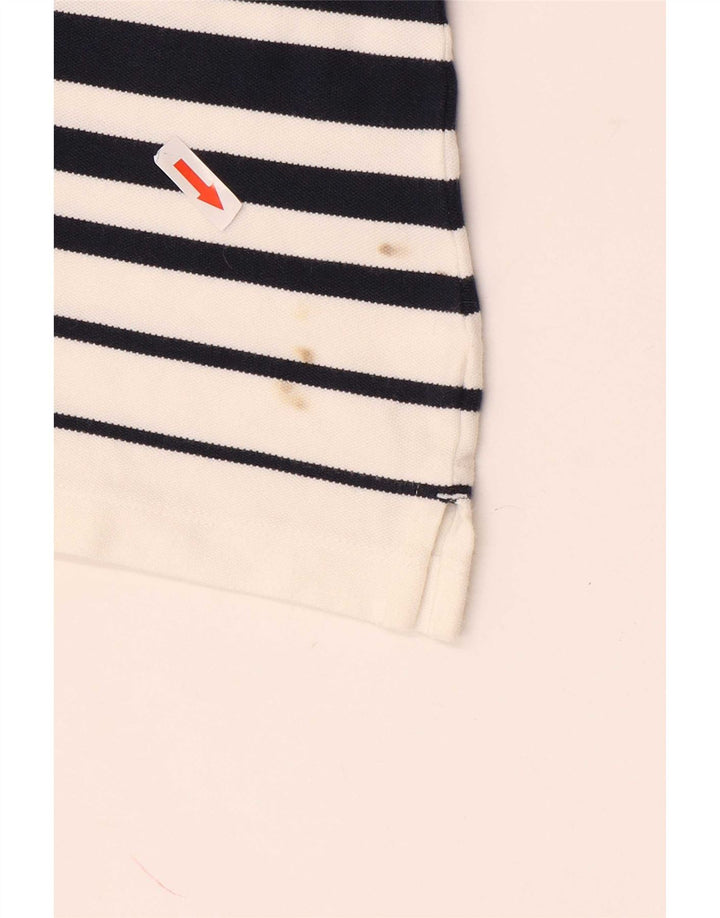 Polo da donna Tommy Hilfiger UK 14 medio blu navy a righe