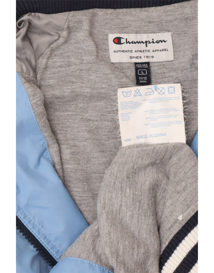 Giacca da tuta da ragazzo CHAMPION 11-12 anni Large Blue Colourblock