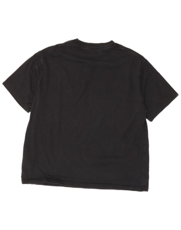 T-shirt ampia da donna Jordan UK 14, cotone nero medio