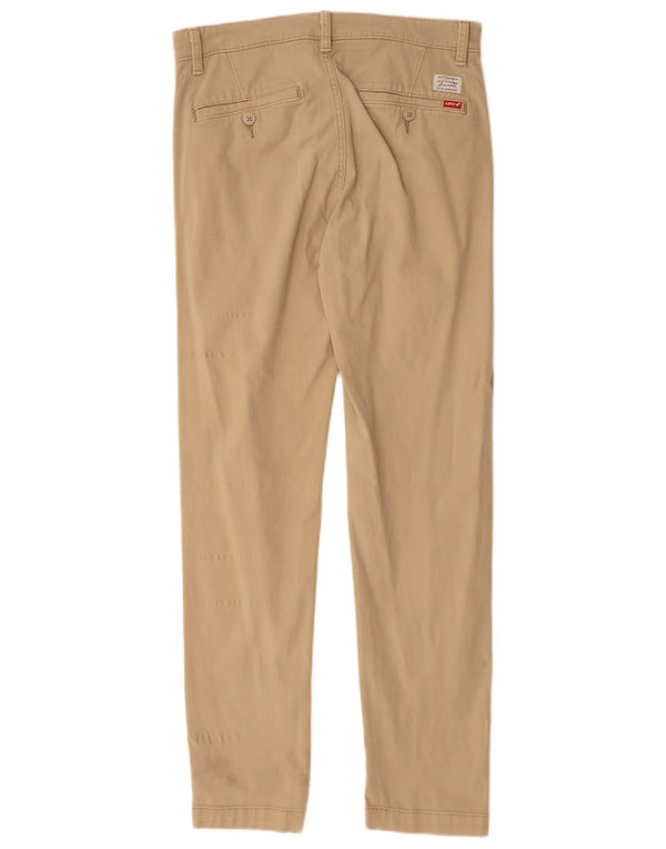 Pantaloni chino affusolati standard da uomo Levi's W30 L32 in cotone beige