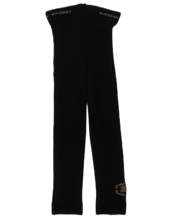 Leggings grafici per ragazze Burberry 7-8 anni neri