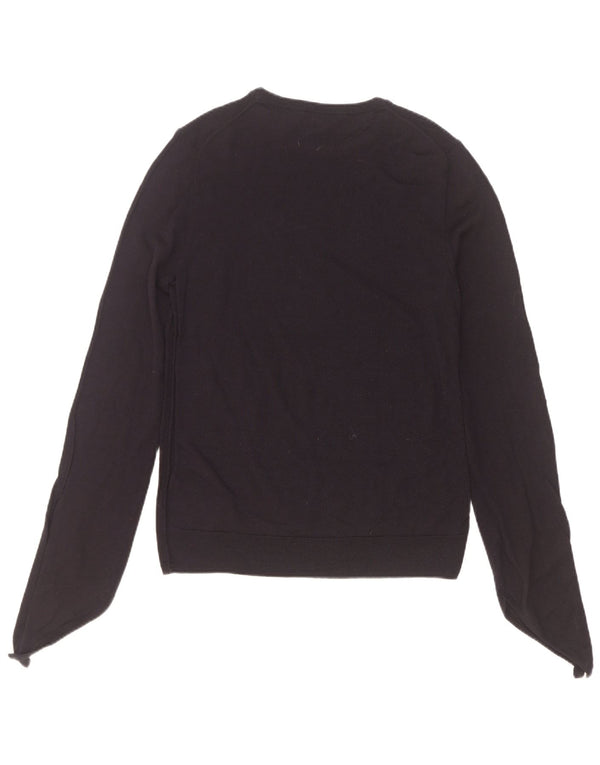 Maglione maglione girocollo da donna Whistles UK 12 Lana medio blu navy