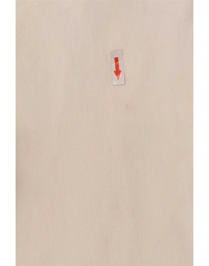 Pantaloni da tuta con grafica da uomo Lacoste XS in cotone bianco