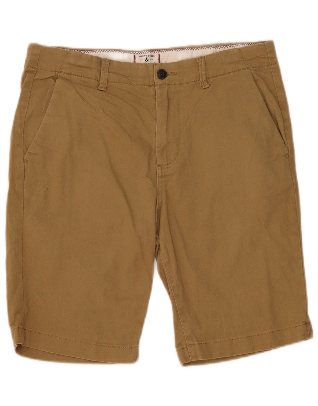 Pantaloncini chino da uomo Jack & Jones piccoli W32 in cotone marrone