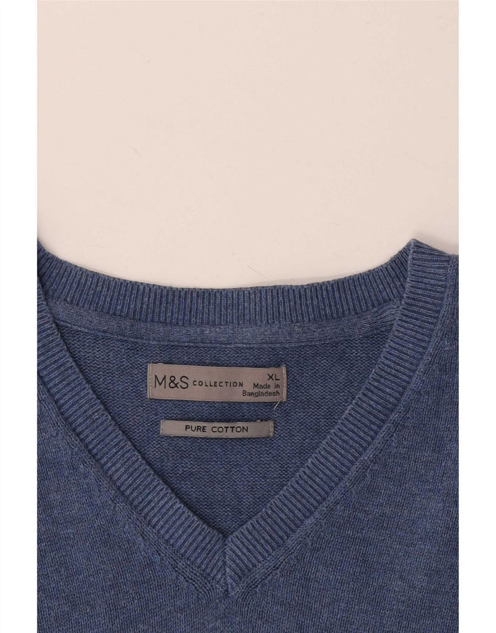 Canotta da uomo Marks & Spencer XL in cotone blu