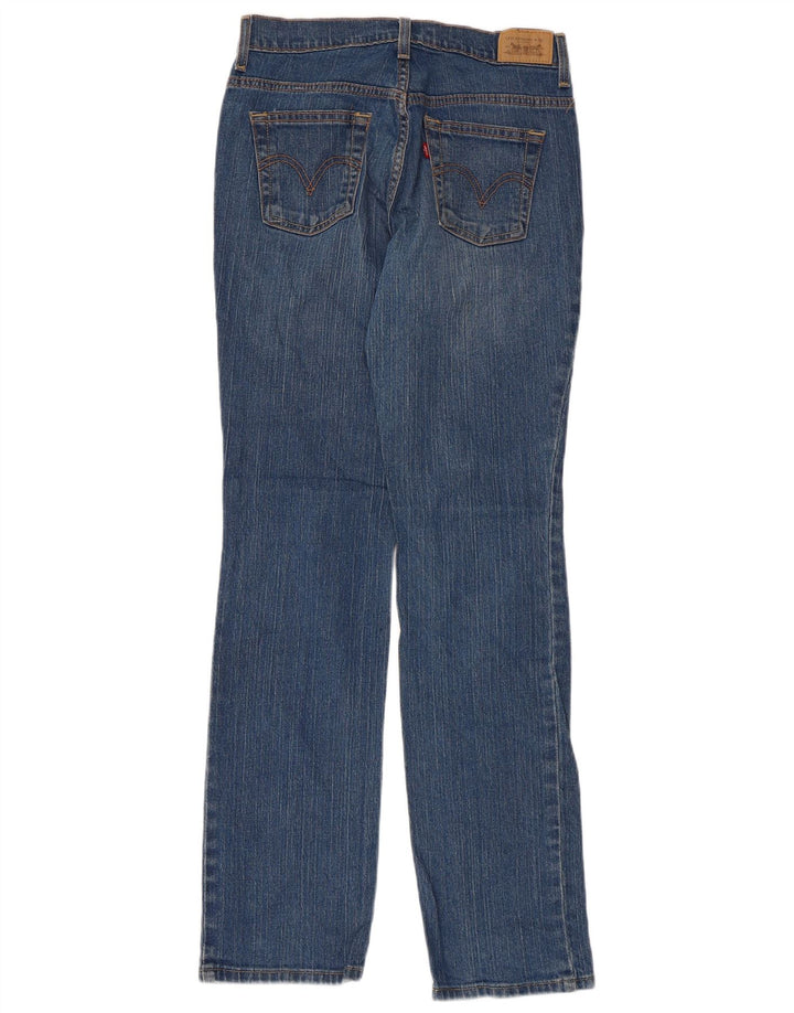 Levi's Donna 505 Jeans dritti US 4 Small W28 L32 Cotone blu
