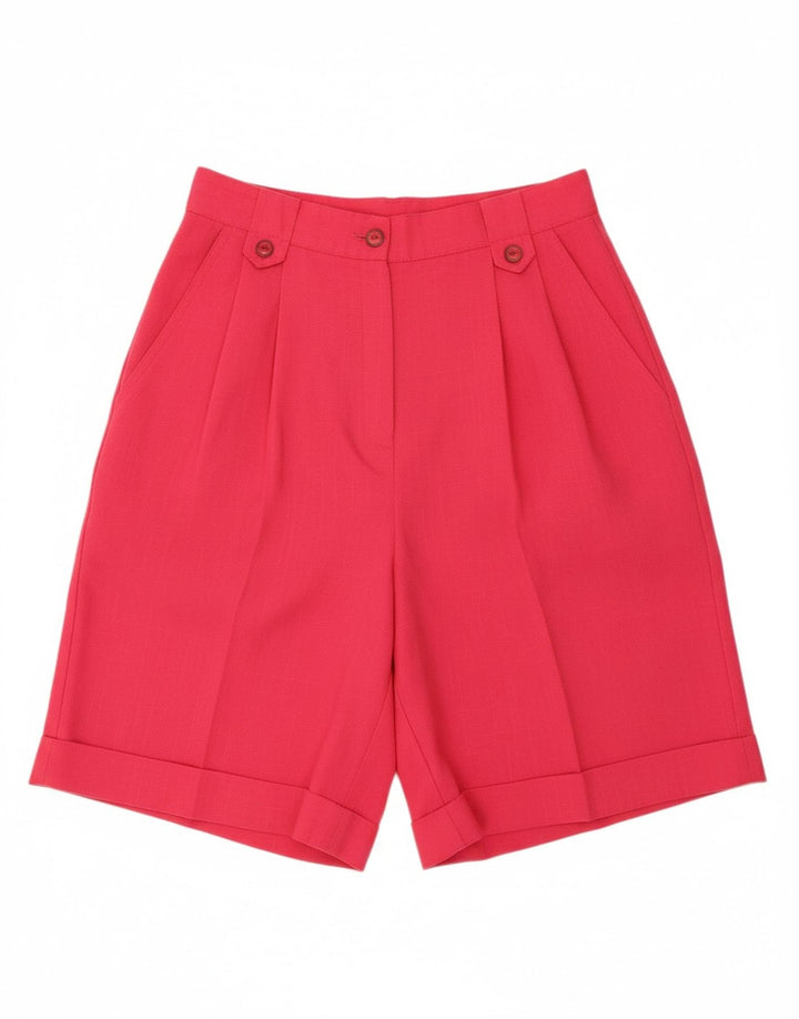 PAUL SEPARATES Womens Pegged Chino Shorts UK 12 Medium W28 Pink Polyester
