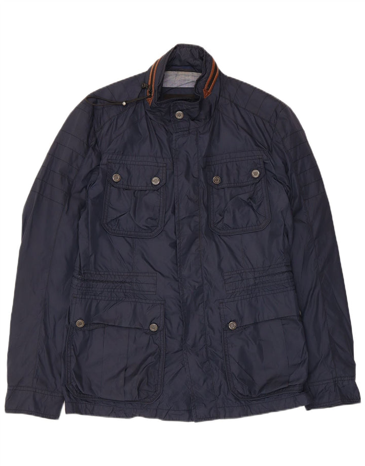 Giacca utility da uomo HUGO BOSS EU 46 Small Blu Navy Poliammide