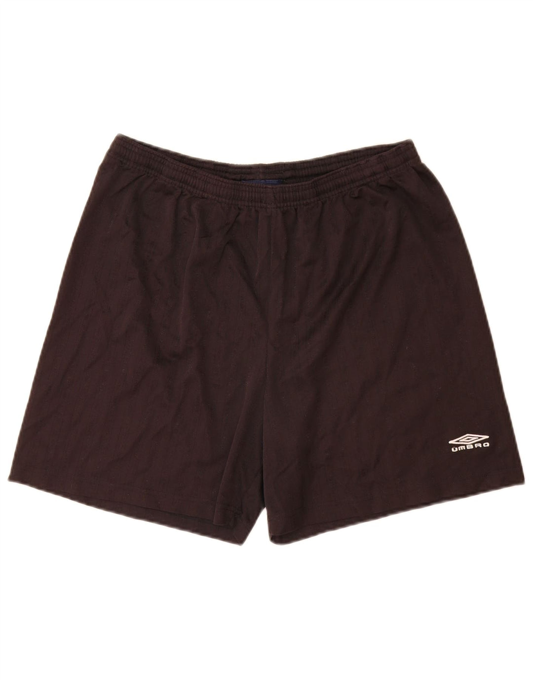 Pantaloncini sportivi da uomo Umbro grandi in poliestere gessato nero