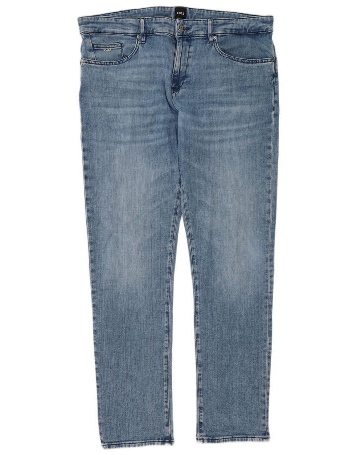 Jeans slim da uomo Hugo Boss Delaware W36 L32 Blu