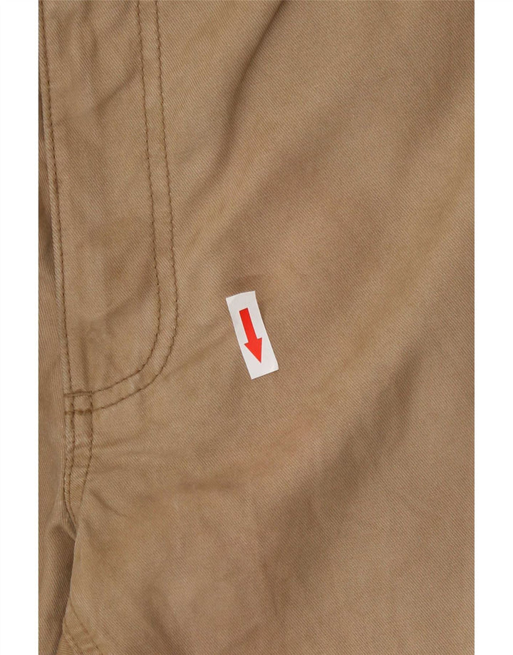 Pantaloni cargo dritti da uomo Marks & Spencer W32 L29 cotone beige