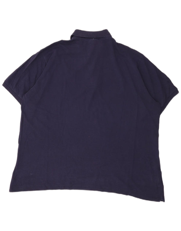 Polo da uomo Lacoste taglia 7 2XL cotone blu navy